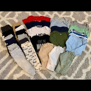Baby Boy Clothing Bundle 27 pieces NB-3 months